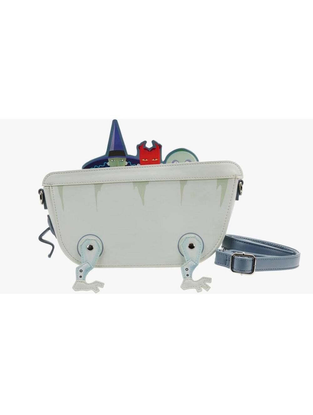 LOUNGEFLY DISNEY NBC LOCK SHOCK BARREL BATH CROSS BODY BAG